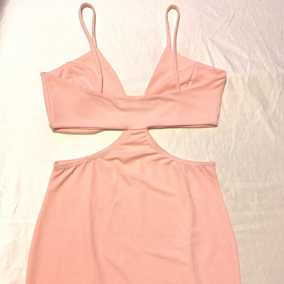 Cutout Midi Dress - Pink - Picture 3 of 5